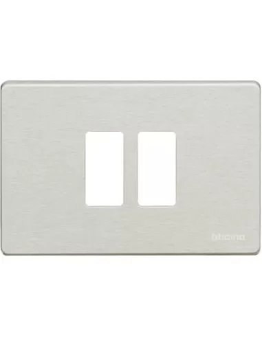 Plaque magique Bticino 2p boîte ronde oxidal 500//23//x